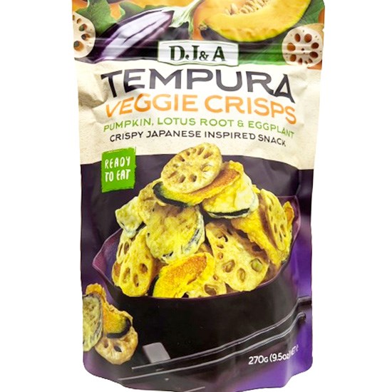 DJ&A Tempura Veggie Crisps 270 g