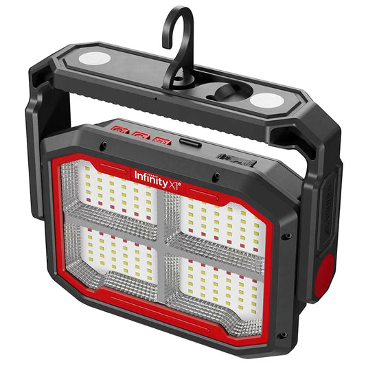 Infinity X1 Dual Powered Solar Work Light 3000 Lmens