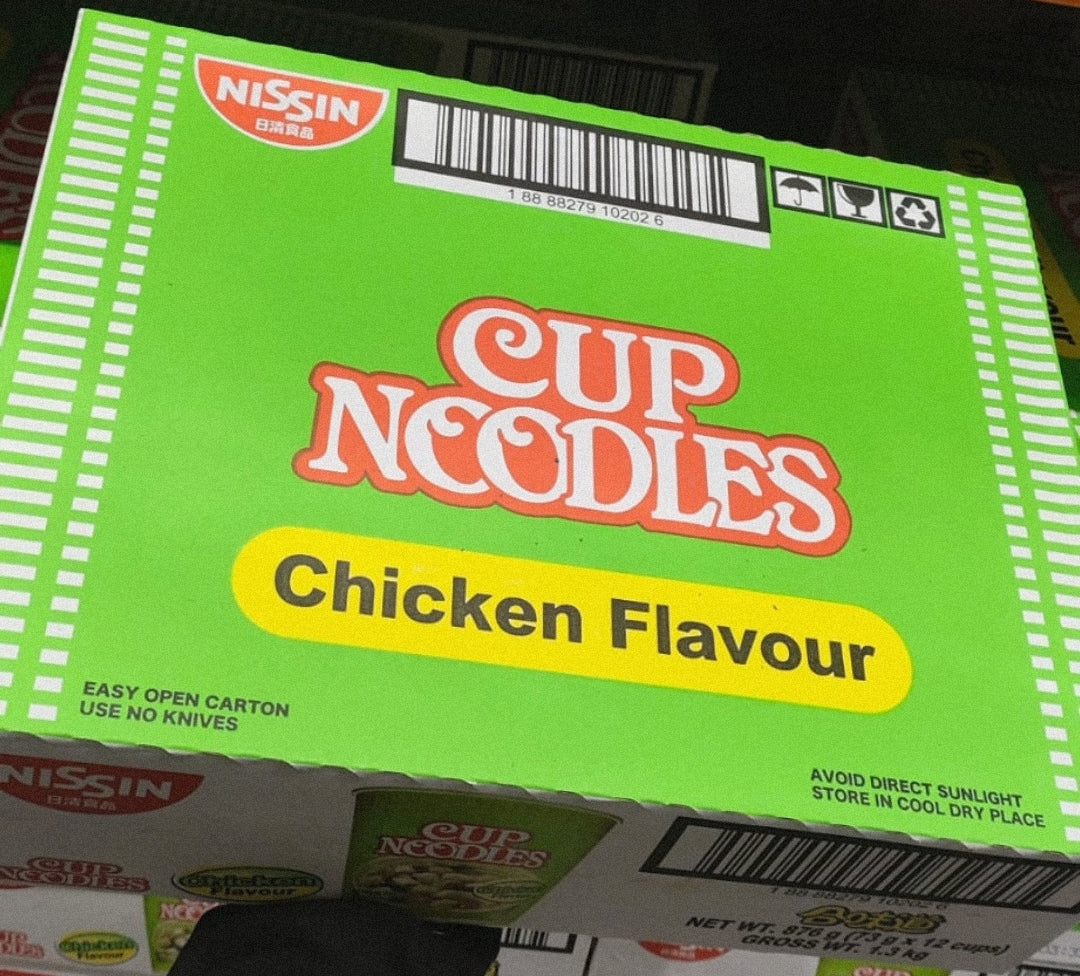 Nissin Cup Noodle Chicken Flavour 12 x 73g