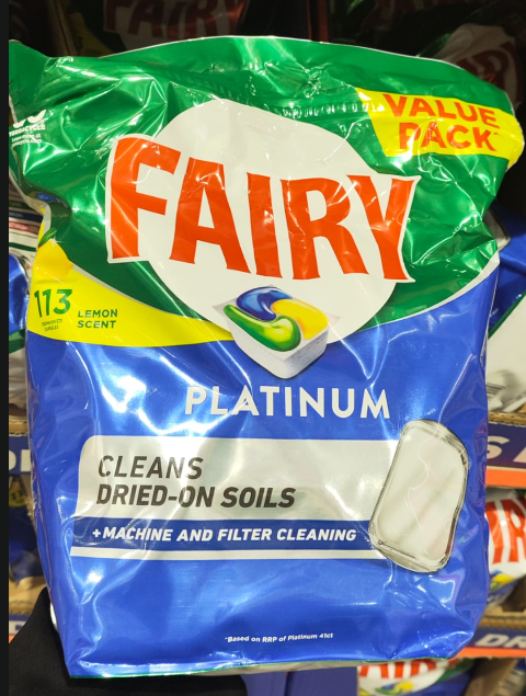 FAIRY PLATINUM DISHWASHER CAPSULES 113PK