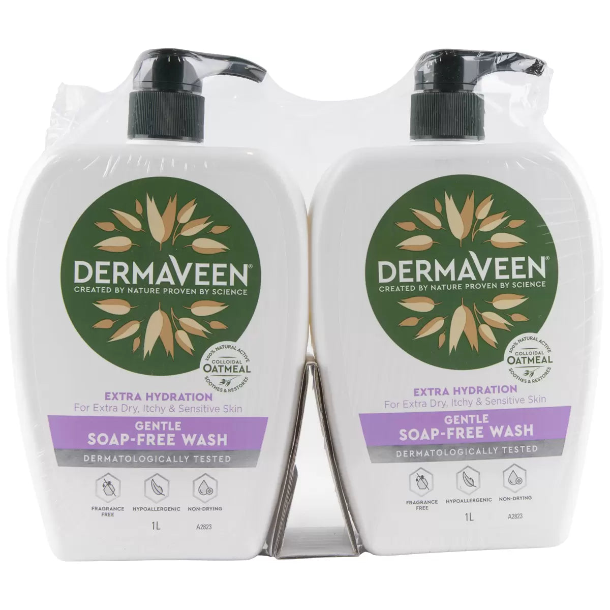 DERMAVEEN SOAP FREE WASH 2 X 1L