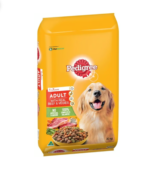 Pedigree Adult Beef & Vegetable 20KG