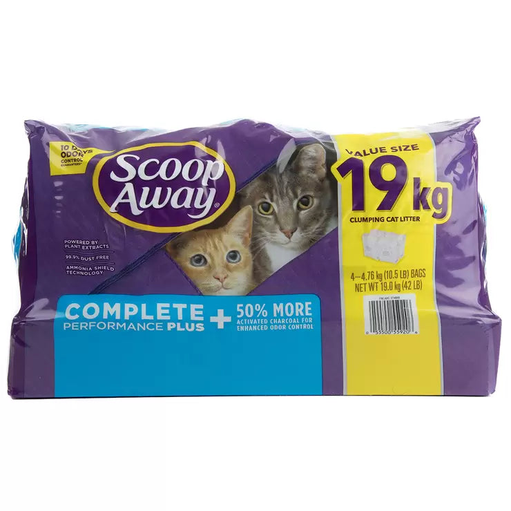 Scoop Away Complete Performance Plus Cat Litter 19KG