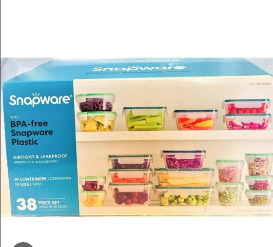 Snapware Plastic Food Storage Set 38 ct