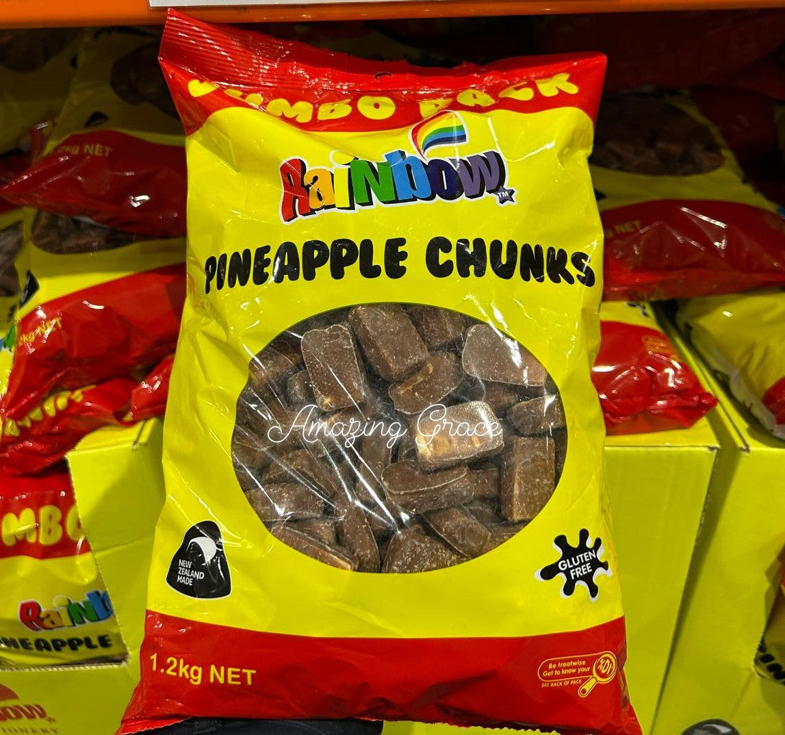 RAINBOW PINEAPPLE CHUNKS 1.2KG