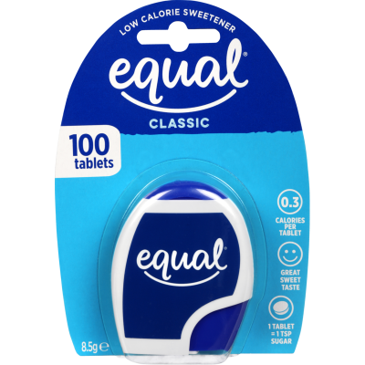 Equal Classic Low Calorie Sweetener Tablets 100pk