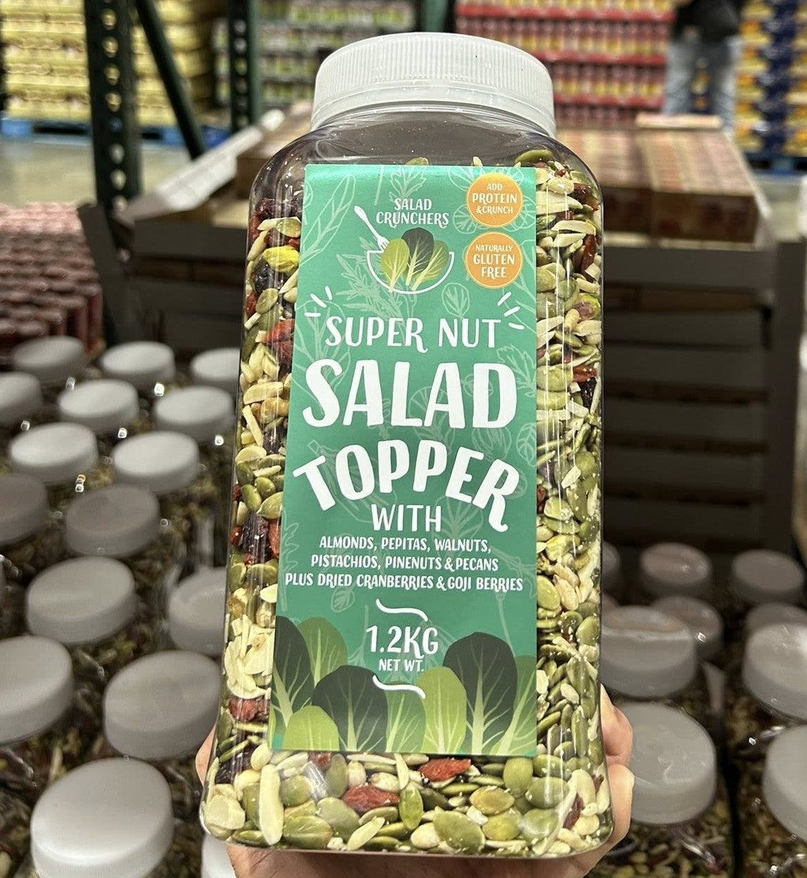 SUPER NUT SALAD CRUNCHERS SALAD TOPPER 1.2KG