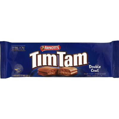 Arnott's Tim Tam Double Coat Chocolate Biscuits 200g