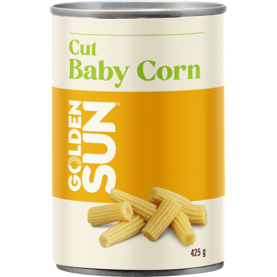 Golden Sun Cut Baby Corn 425g