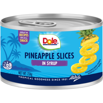 Dole Pineapple Slices in Syrup 234g