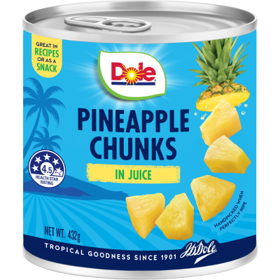 Dole Pineapple Chunks In Juice 432g