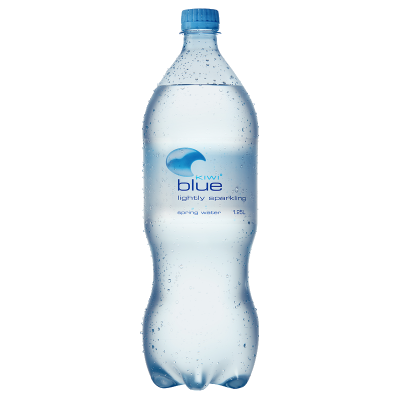 Kiwi Blue Lightly Sparkling Spring Water 1.25l