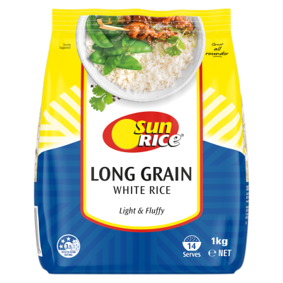 SunRice Long Grain White Rice 1kg