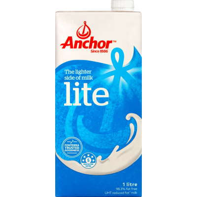 Anchor Lite UHT Reduced Fat Milk 1000ml