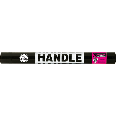 Big Black Sacks Handle Extra Tall Rubbish Bag 620 x 1070cm 5pk