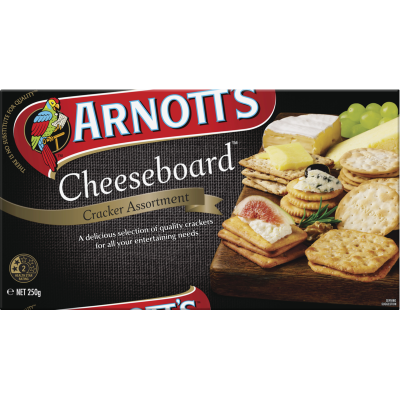 Arnott's Cheeseboard Cracker Assortment 250g