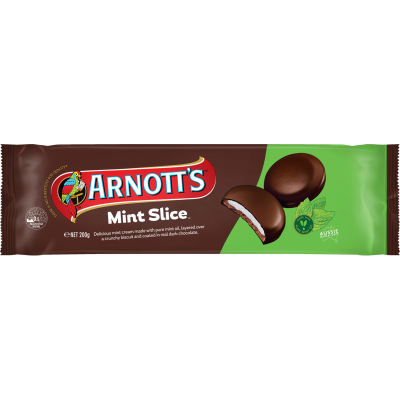 Arnott's Mint Slice Biscuits 200g