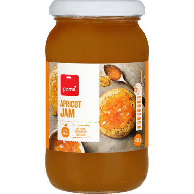 Pams Apricot Jam 450g