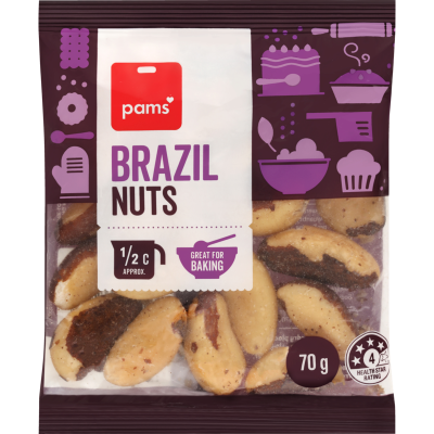 Pams Brazil Nuts 70g