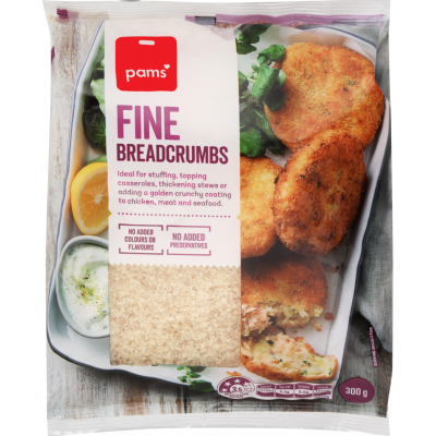 Pams Fine Breadcrumbs 300g