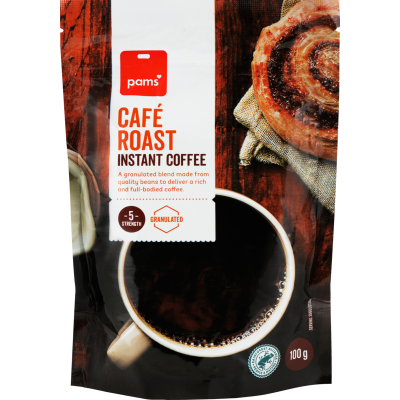 Pams Café Roast Instant Coffee 100g