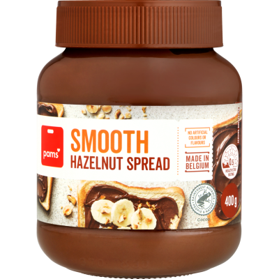 Pams Hazelnut Smooth Spread 400g