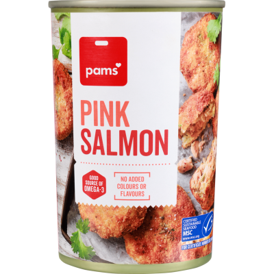 Pams Pink Salmon 415g