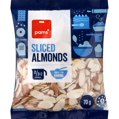 Pams Sliced Almonds 70g