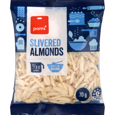 Pams Slivered Almonds 70g