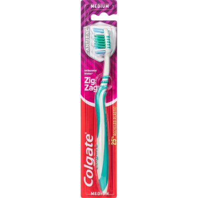 Colgate Zig Zag Medium Toothbrush 1pk