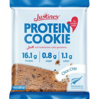 Justine's Choc Chip Protein Cookie 60g