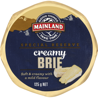 Mainland Special Reserve Creamy Brie Cheese 125g