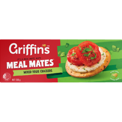 Griffin's Meal Mates Mixed Vegie Crackers 230g
