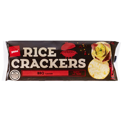 Pams Barbeque Rice Crackers 100g