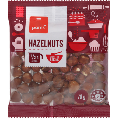 Pams Hazelnuts 70g