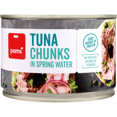 Pams Tuna Chunks In Spring Water 425g