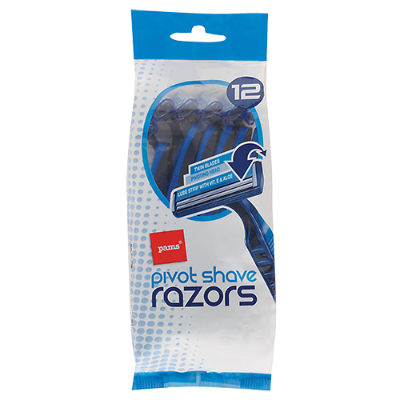 Pams Pivot Shave Disposable Razors 12pk