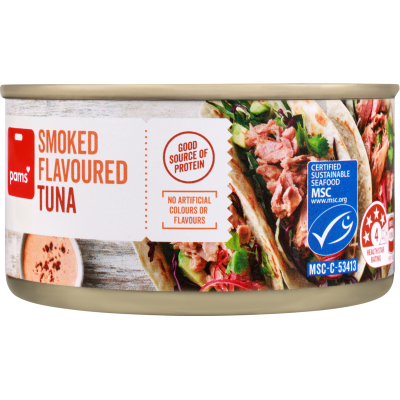 Pams Smoked Flavoured Tuna 185g