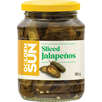 Golden Sun Sliced Jalapeno Peppers 360g