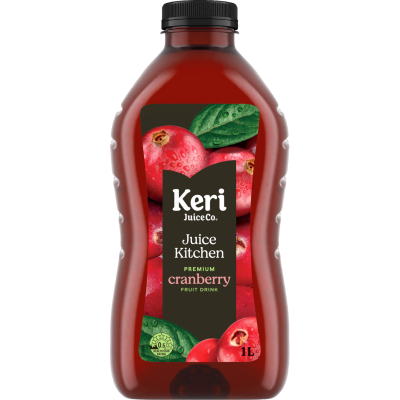 Keri Juice Kitchen Premium Cranberry Fruit Drink 1l