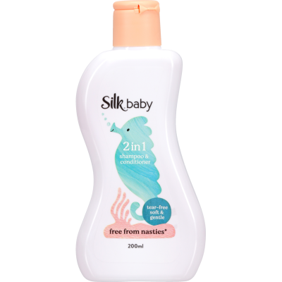 Silk Baby 2 In 1 Shampoo & Conditioner 200ml