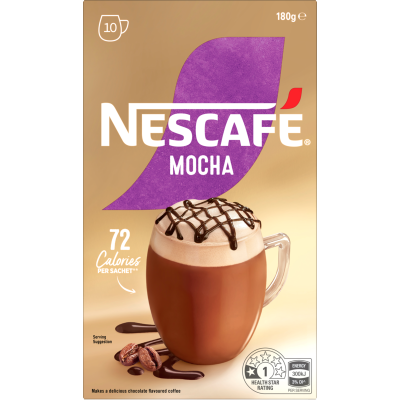 Nescafe Mocha Coffee Sachets 10 x 16.5g