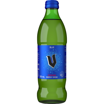 V Blue Guarana Energy Drink 350ml