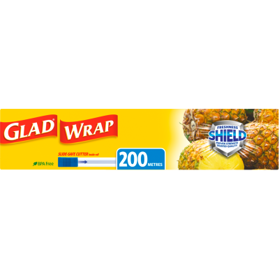 Glad Wrap Plastic Cling Wrap 200m