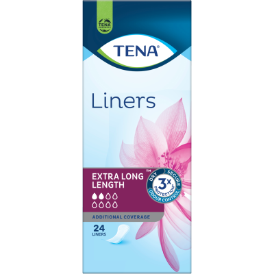 Tena Extra Long Length Liners 24pk