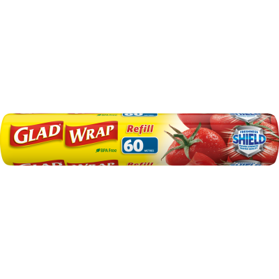 Glad Wrap Plastic Cling Wrap Refill 60m