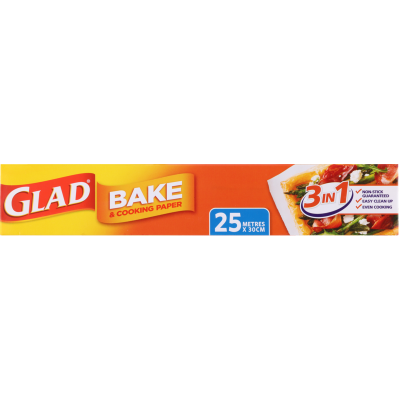 Glad Bake & Cooking Paper 25m