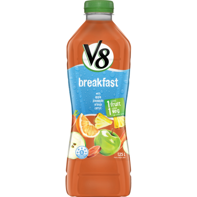 V8 Breakfast Fruit & Vege Juice 1.25l