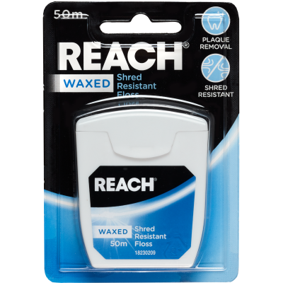 Reach Waxed Shred Resistant Floss 50m