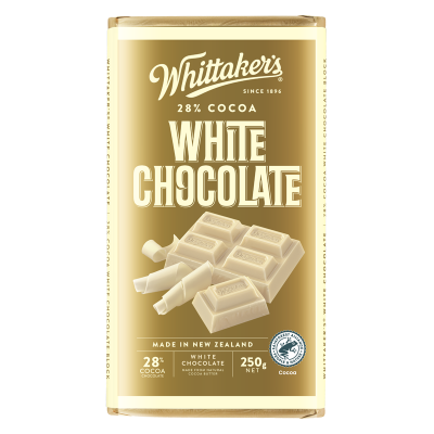 Whittaker's White 28% Cocoa Chocolate Block 250g